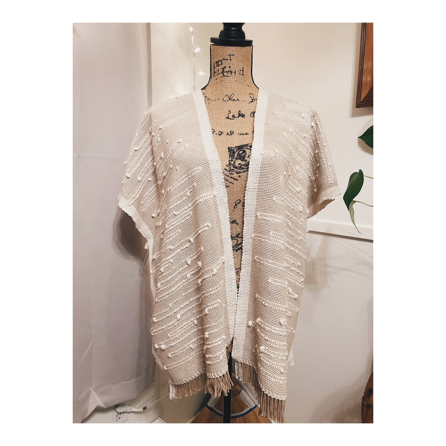 LILA - cotton cocoon vest